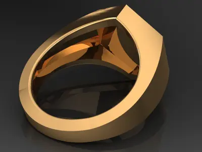 Band Ring 3D print model