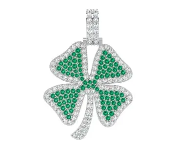 Lucky Leaf Pendant 4150 3D print model