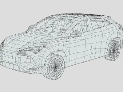 BYD Sealion 7 2025 Low-poly 3D model