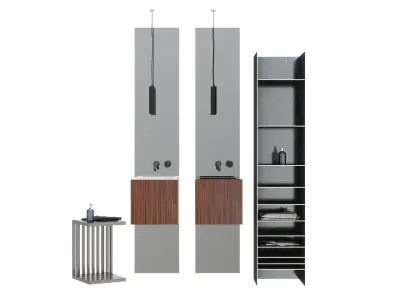 SALVATORI ADDA Square washbasin 3D model