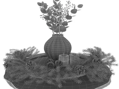 Christmas decor 001  3D model