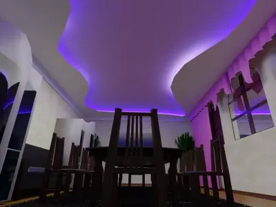 Living room 3D model buy