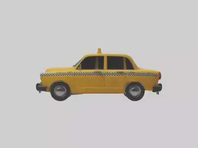 Classic Taxi Cab model 3D model