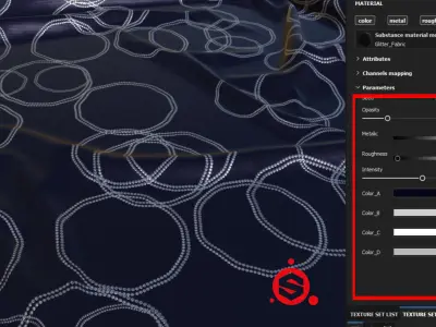 Glitter Fabric Material Texture