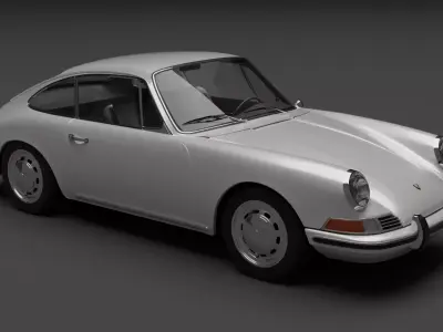 Porsche 911 1968 3D model