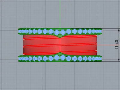 bvlgari ring 3D print model shop