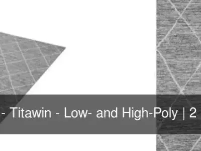 Carpet - Titawin - Low- and High-Poly 3D Model Pack
