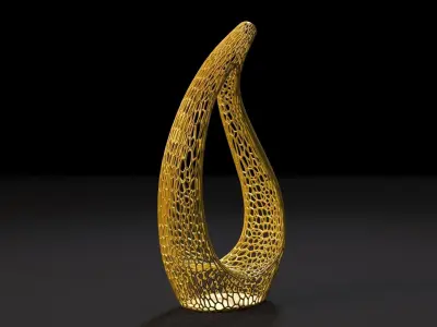 Vase drop 3D print model