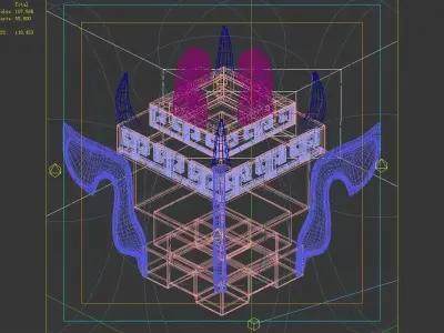 Dynasty Not Zhoushan - Decoration - Brazier 01 3D model