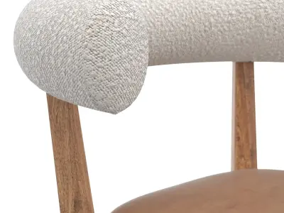 Four Hands Adante Dining Chair 3D model