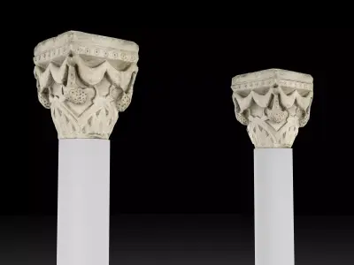 Capital 1 Low-poly 3D model