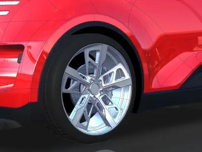 Porsche Vision Renndienst Concept Van 3D model