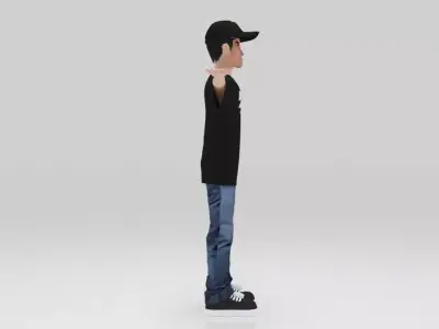 Marques MotoGp Rigged  Low-poly 3D model