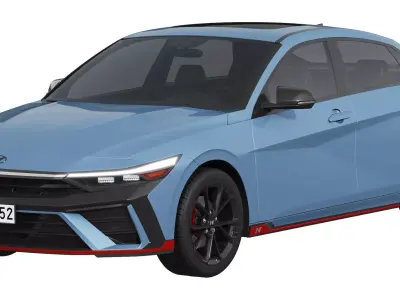 Hyundai Elantra N 2024 3D model