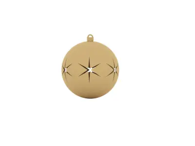 Christmas ball 3D print model