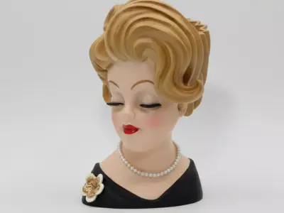 Vintage woman bust decoration 3D print model get