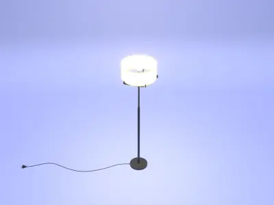 PBR Floor Lamp 3D model