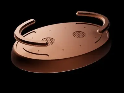 OVAL BONSAI POT 003 3D print model