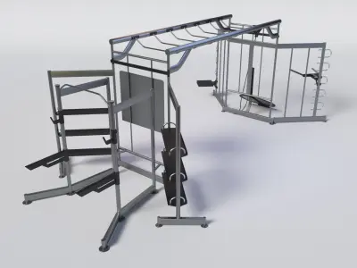 ATLAS GROUP TRAINING SYSTEM Free low-poly 3D model