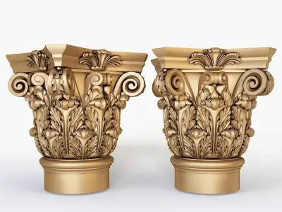Classical Column for cnc 3D 3D model