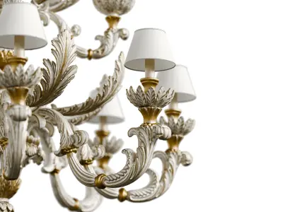 Chandelier Roberto Giovannini Art 1036M Low-poly 3D model