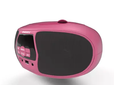 FM Radio Low-poly 3D model