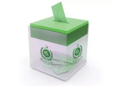 3D Ballot Box Low-poly 3D model