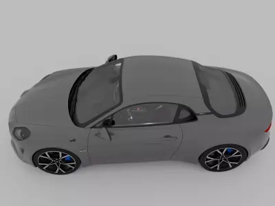 Alpine A110 3D model by Flostudio