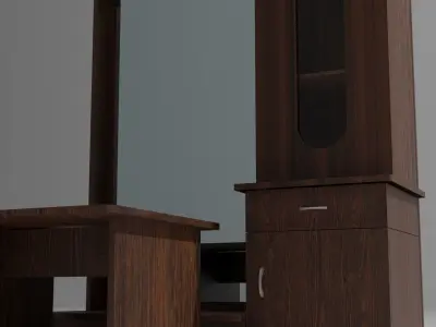 Dressing Table Free low-poly 3D model