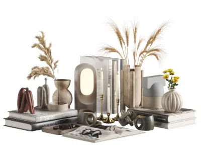 Decorative set 06 3D model