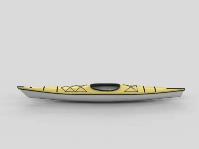 Kayak canoe 3D model
