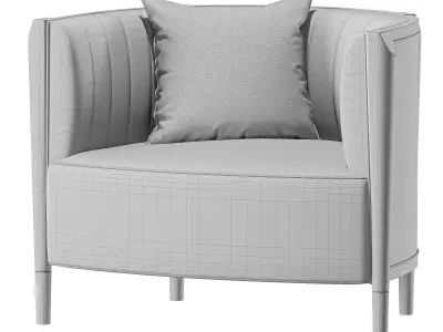 caracole armchair oxford 3D model