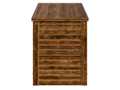 Wooden Furniture Style Dog Crate Medium Size Low-poly 3D model