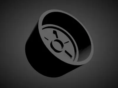 Advan YH scalable and Printable rim 3D print model