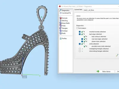 Shoe pendant Free 3D print model