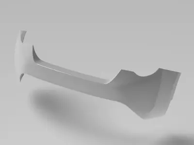 86 ZN6 Rear Bumper Exterior Surface - 3D Laser-Scanned 3D model