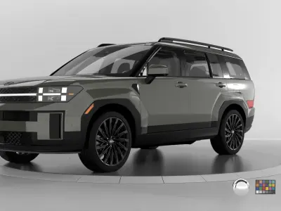 Santa fe 2025 -highres-Vray-Redshift-Unreal- Lightrigs included 3D model