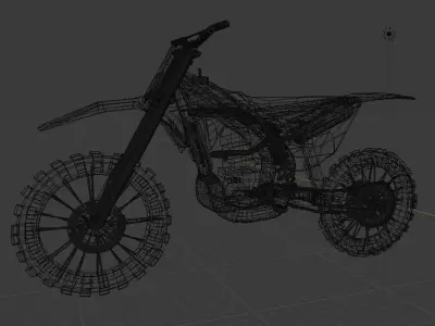Enduro Motorcycle  3D model
