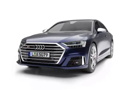 Audi S8 2020 3D Model 3D model