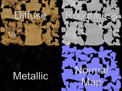 Cream Cozy Blanket model pack Low-poly 3D model