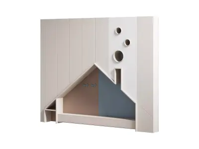 Kids wall panell 16 3D model
