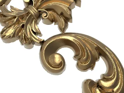  decorative pattern ready for 3D printing 3D model