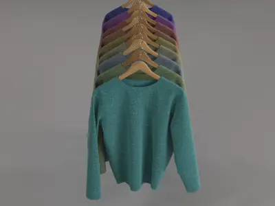 Clothes Rack 3D model