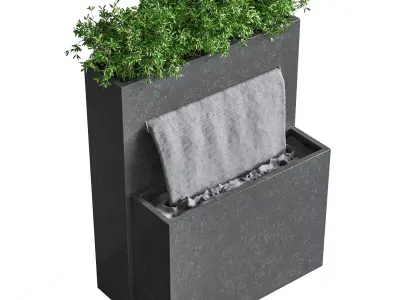 Sutherland Falls Plante 90cm 3D model