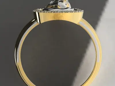 Sai Baba Ring 3D print model