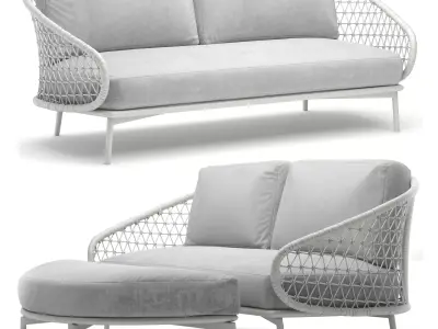 DreamSeat Cuddle Sofa 3D model