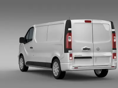 Vauxhall Vivaro 2017 L2H1 3D model