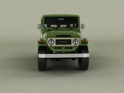 Toyota FJ44 Crew Cab 3D model