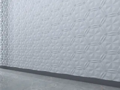 3d wall panel Low-poly 3D model