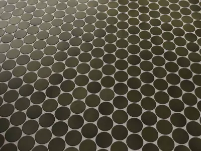 Tile Makoto Matte Ceramic Circle - Set 25  Texture